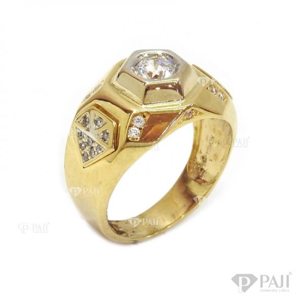 Nhẫn nam vàng tây mặt kim 10k rất được phái mạnh ưa chuộng, thiết kế đẹp, chất lượng cao